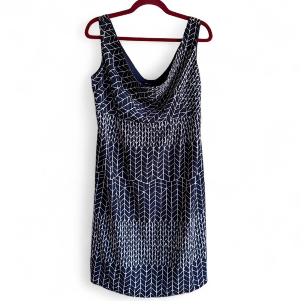 Gap Maternity Navy Blue Drape Neck Sleeveless Dress Size S